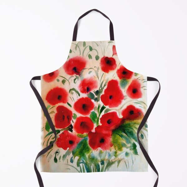 Artikelvorschau, rote Mohnblumen - Aquarellmalerei entworfen und verkauft von SamirArt.