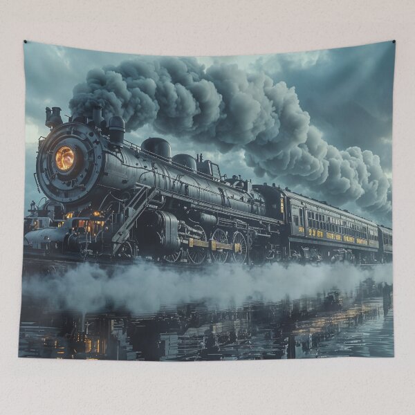 Item preview, Stormbound Express: A Train Through the Tempest designed and sold by oanaunciuleanu.