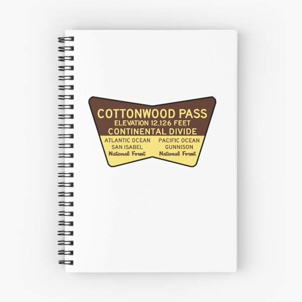 Item preview, Cottonwood Pass Colorado Sticker Continental Divide Rocky Mountains 3.75" Sawatch Range Gunnison San Isabel National Forest designed and sold by Travel Time.