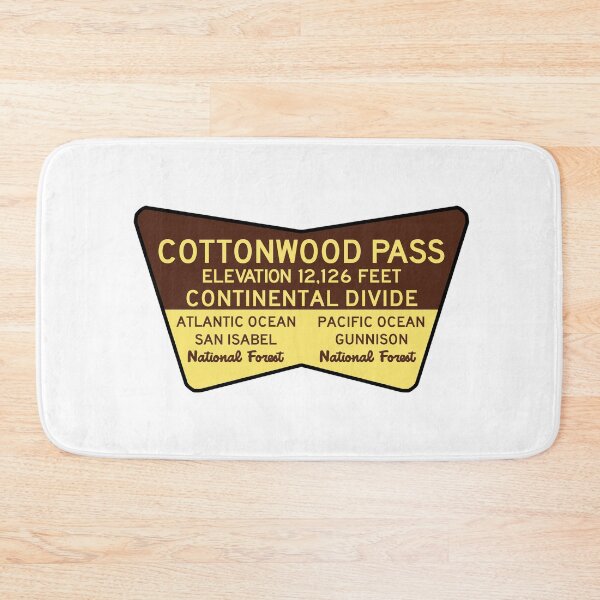 Item preview, Cottonwood Pass Colorado Sticker Continental Divide Rocky Mountains 3.75" Sawatch Range Gunnison San Isabel National Forest designed and sold by Travel Time.