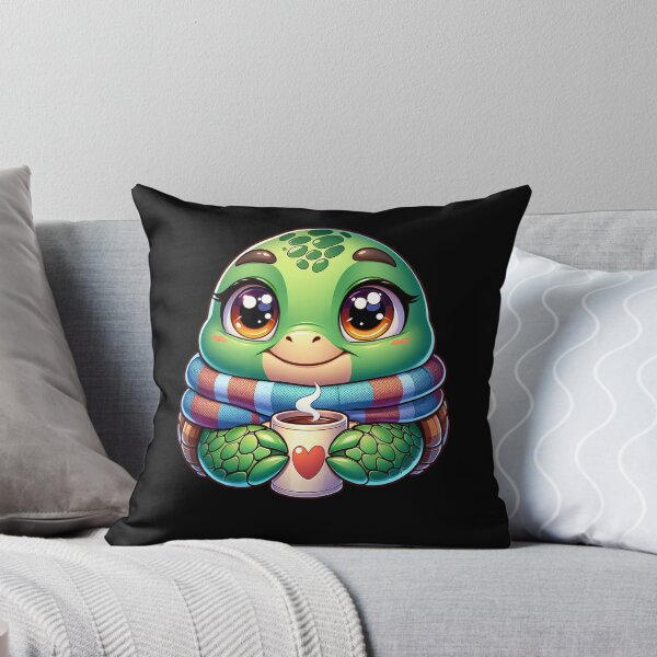 Item preview, Christmas Turtle & Coffee Women Turtle Lover designed and sold by BlueBerry-Pengu.