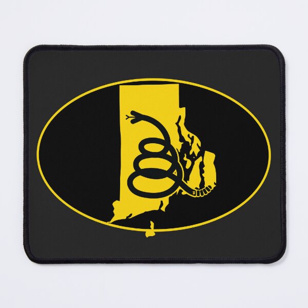 Item preview, RHODE ISLAND - Freedom Is The Superpower - Modern Gadsden Snake Flag - Dont Tread On Me design designed and sold by pelagio.