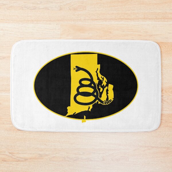 Item preview, RHODE ISLAND - Freedom Is The Superpower - Modern Gadsden Snake Flag - Dont Tread On Me design designed and sold by pelagio.