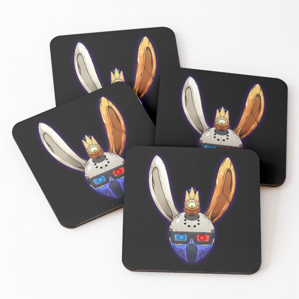 Item preview, Futuristic 3D Masked Rabbit designed and sold by SephGrave.