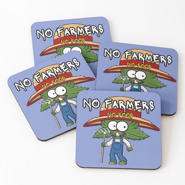 Item preview, Farmers Are Our Backbone designed and sold by ZapStickers.