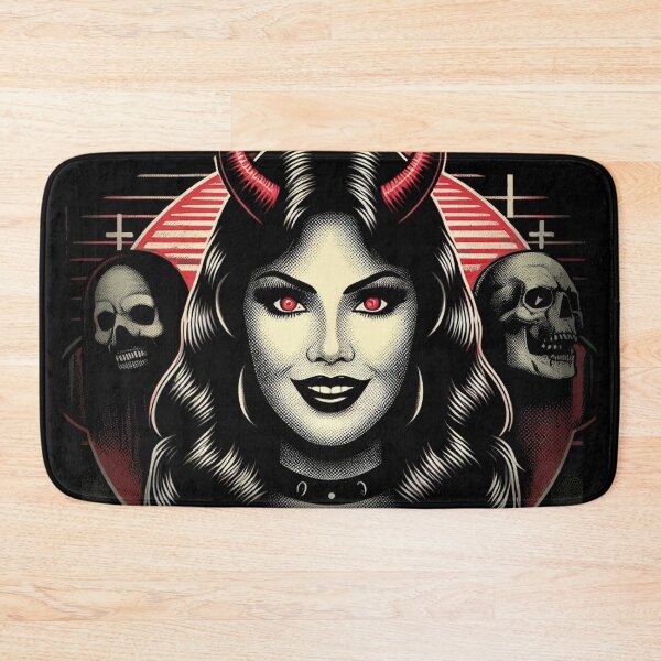 Item preview, Creepy Devil Woman designed and sold by PulpVintage.