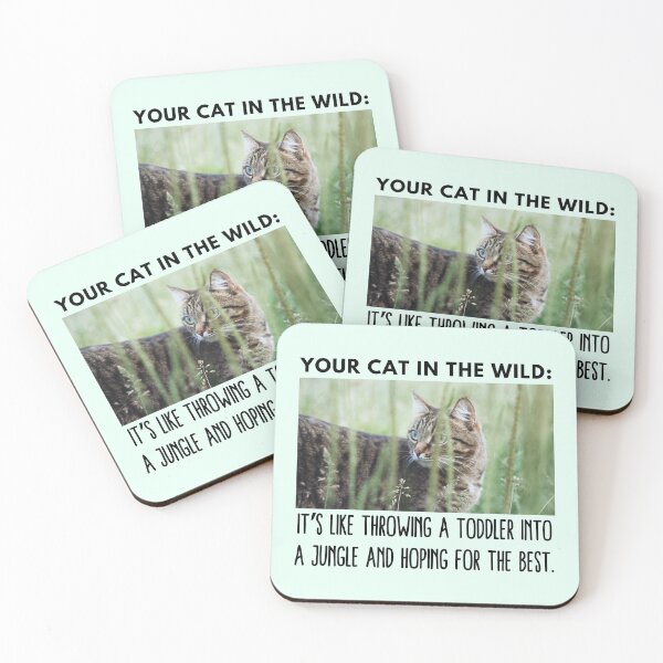 Item preview, Outdoor Cat #catindoor #catcare #catsafety #catoutdoors #outdoorcat designed and sold by Anna Halasek.