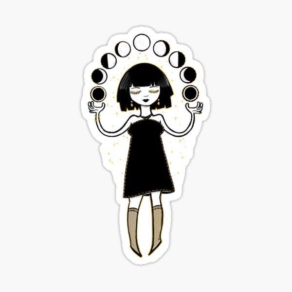 Moon Phace Sticker