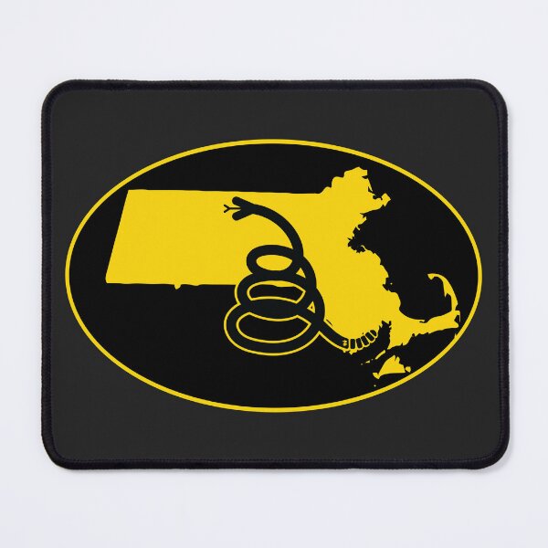 Item preview, MASSACHUSETTS - Freedom Is The Superpower - Modern Gadsden Snake Flag - Dont Tread On Me design designed and sold by pelagio.