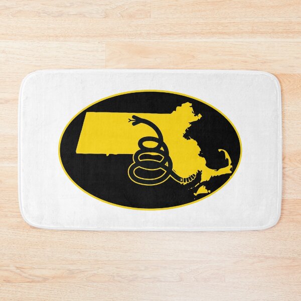 Item preview, MASSACHUSETTS - Freedom Is The Superpower - Modern Gadsden Snake Flag - Dont Tread On Me design designed and sold by pelagio.