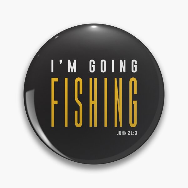 Item preview, I'm Going Fishing - John 21:3 Christian Quote  designed and sold by cidolopez.