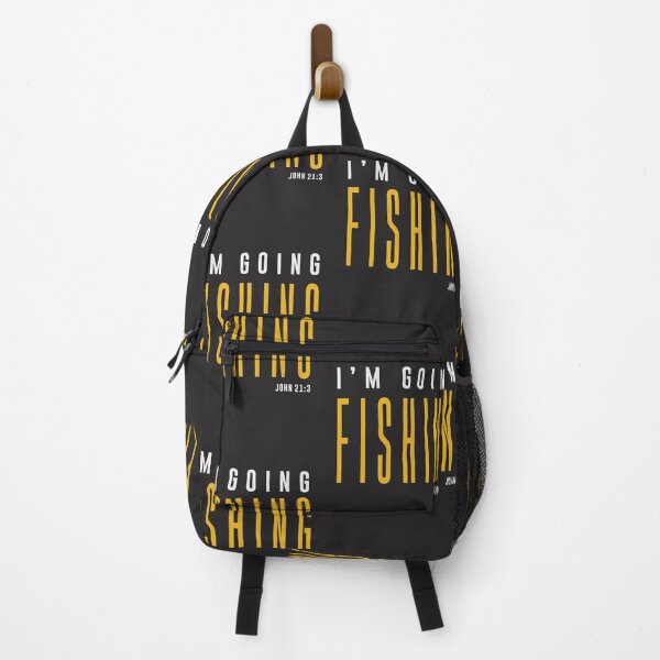 Item preview, I'm Going Fishing - John 21:3 Christian Quote designed and sold by cidolopez.