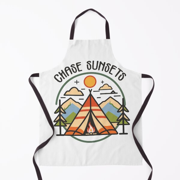 Item preview, Chase Sunsets Camping T-Shirt designed and sold by Ragnarok-Tee.
