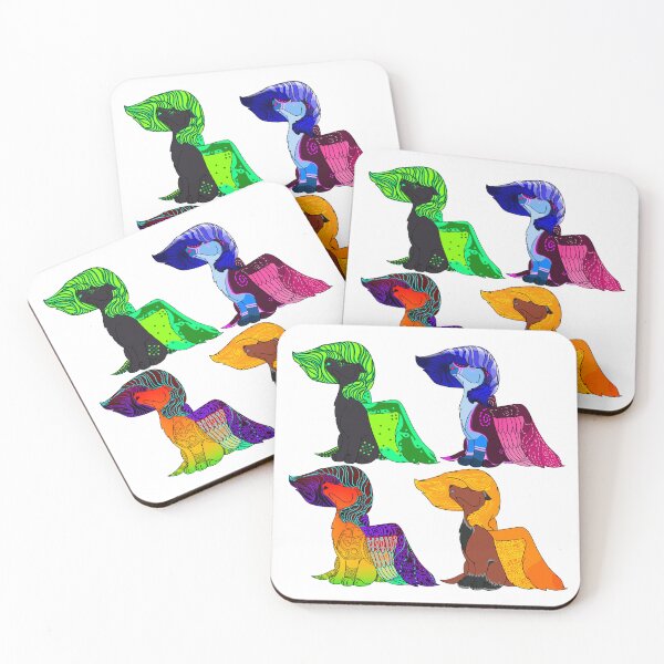 Item preview, Howling in the wind Winged Wolfdogs  designed and sold by beckyhowling.