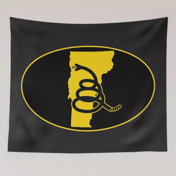 Item preview, VERMONT - Freedom Is The Superpower - Modern Gadsden Snake Flag - Dont Tread On Me design designed and sold by pelagio.