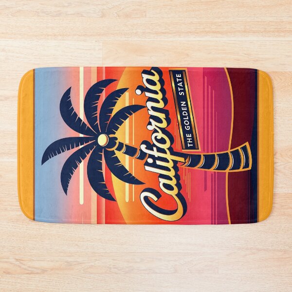 Item preview, California The Golden State Travel Quote designed and sold by TheArtOfPat.