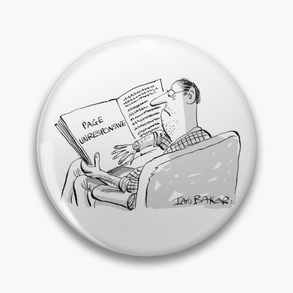 Item preview, Page Unresponsive cartoon designed and sold by IanBakerToons.