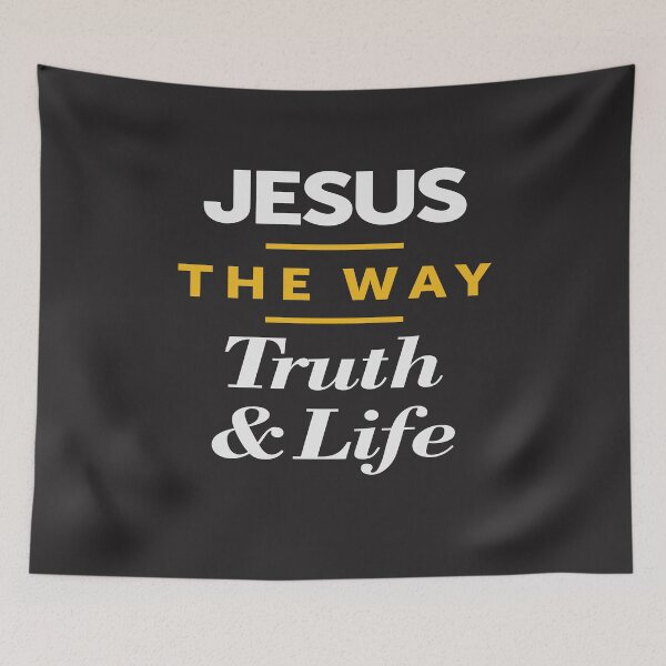 Item preview, Jesus - The Way, Truth & Life Christian Quote designed and sold by cidolopez.