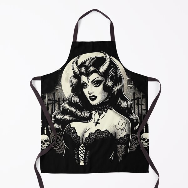 Item preview, Goth Devil Woman designed and sold by PulpVintage.