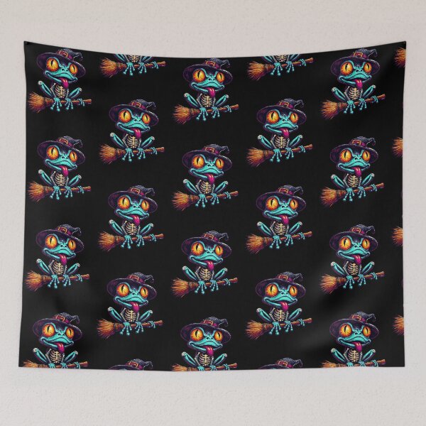 Item preview, Witchy Frog - Enchanted Amphibian with Magical Vibes designed and sold by Tw1nsAIArt.