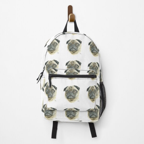 Item preview, The adorable pug designed and sold by AquarelJanine.