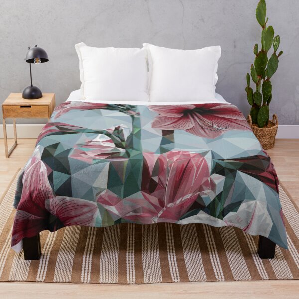 Item preview, Algorithmic Art Style With Nerine, Amaryllis And Hippeastrum Flowers designed and sold by pixelplaza.