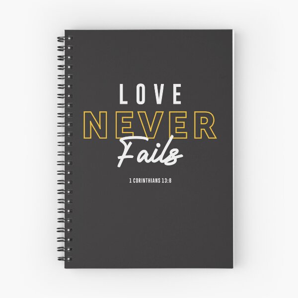 Item preview, Love Never Fails - 1 Corinthians 13:8 Christian Quote designed and sold by cidolopez.