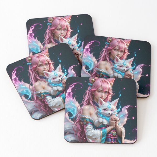 Item preview, Magical Beauty: The Lady of the Foxes and the Eternal Flame designed and sold by ElectraAI.