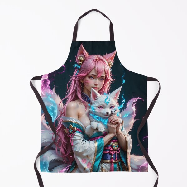 Item preview, Magical Beauty: The Lady of the Foxes and the Eternal Flame designed and sold by ElectraAI.