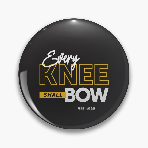 Item preview, Every Knee Shall Bow - Philippians 2:10 Christian Quote designed and sold by cidolopez.