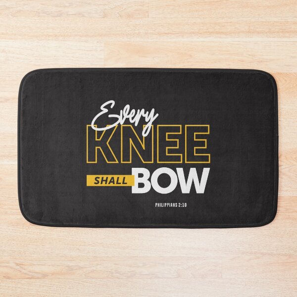 Item preview, Every Knee Shall Bow - Philippians 2:10 Christian Quote designed and sold by cidolopez.