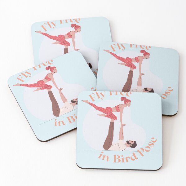 Item preview, Fly Free In Bird Pose - Acro Yoga - Bird Pose designed and sold by Thehighhippo.