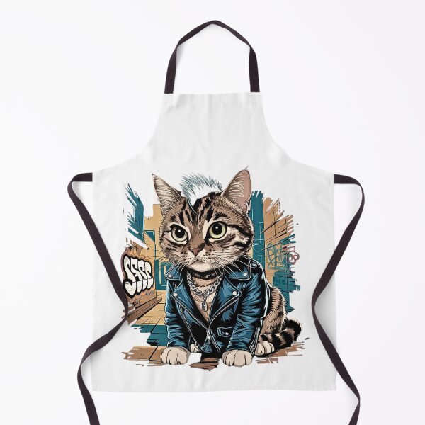 Item preview, Street Cat Rebel: Edgy Graffiti Style Apparel designed and sold by Designer-Haven.