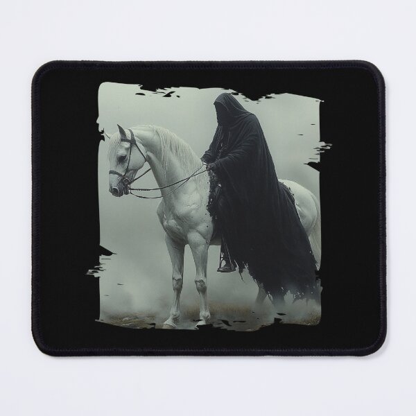 Item preview, Black Death on a White Horse Illustration designed and sold by Hungry-Murphy.
