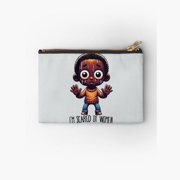 Item preview, Im Scared Of Women Dark Skinned Boy designed and sold by BassHeadMomma.