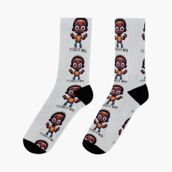 Item preview, Im Scared Of Women Dark Skinned Boy designed and sold by BassHeadMomma.