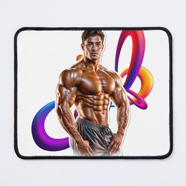 Item preview, New Series: Bodybuilder Sticker #59 designed and sold by ForeverPrintsOK.