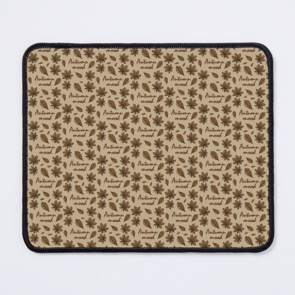 Item preview, Pattern with the inscription "Autumn mood" and autumn leaves designed and sold by Cherevan.