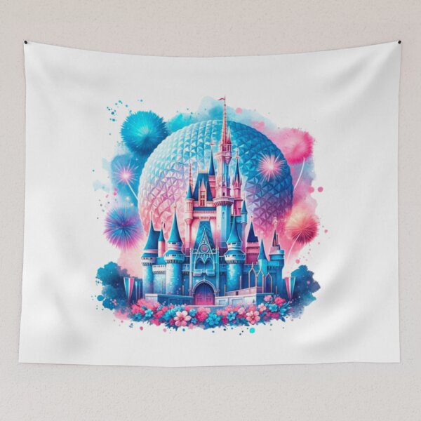 Item preview, ✨Magic & Fireworks Awaits! I WDW Fan Art designed and sold by PedroStyle.