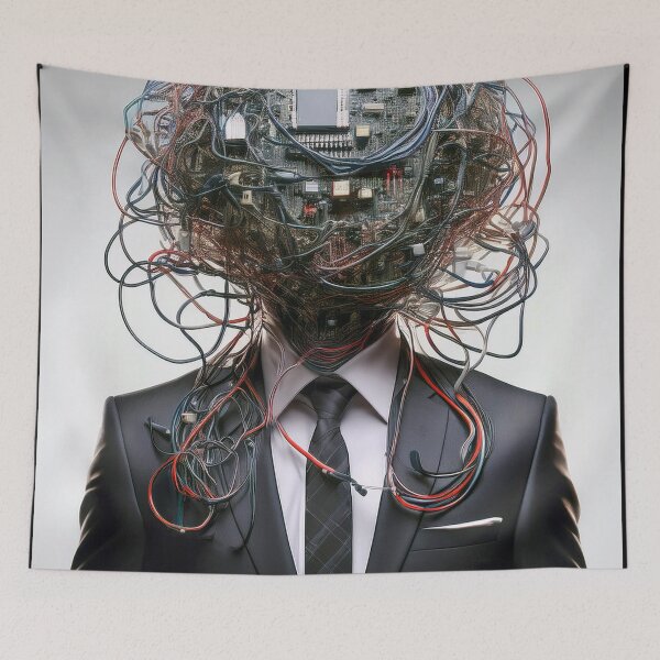 Item preview, Tech-Head: The Wired Mind of Modern Business designed and sold by drawbey.