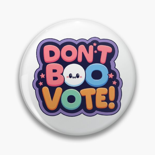 Item preview, Spooky Cute Don't Boo Vote designed and sold by Spike The Punch Design Co..