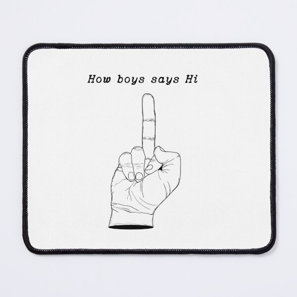 Item preview, How boys say hi designed and sold by Zero Calcaire.