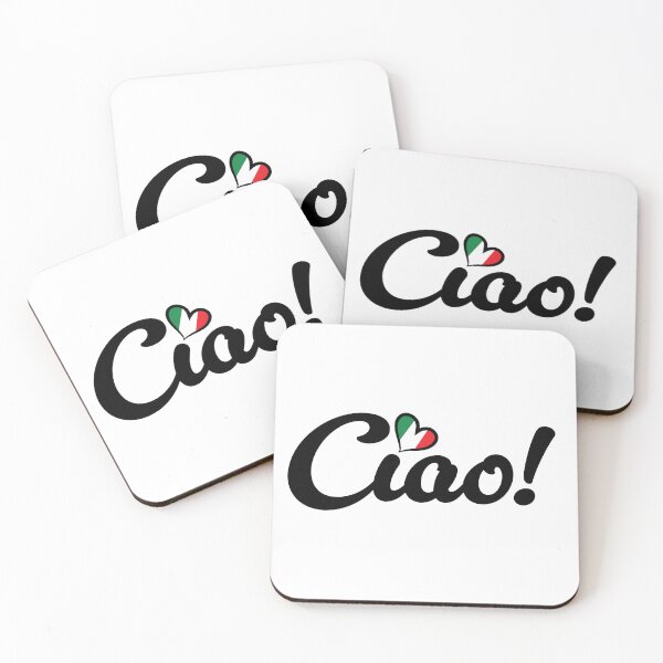 Item preview, Ciao! Italian Flag Heart designed and sold by Freshinkshop.