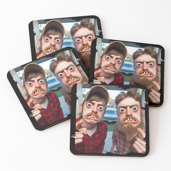 Item preview, Two Angry Rednecks Pointing Illustration designed and sold by Hungry-Murphy.