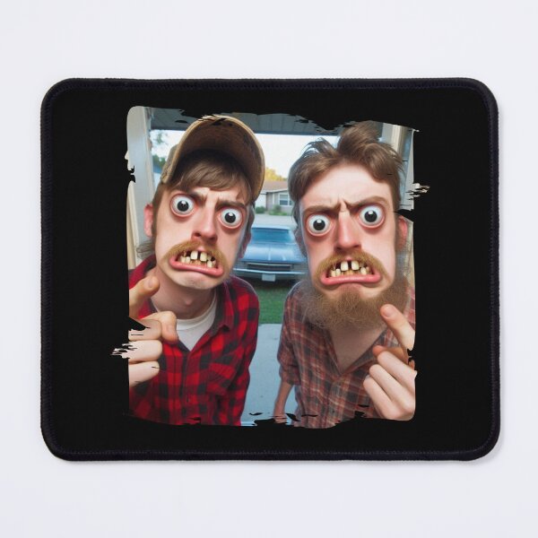 Item preview, Two Angry Rednecks Pointing Illustration designed and sold by Hungry-Murphy.