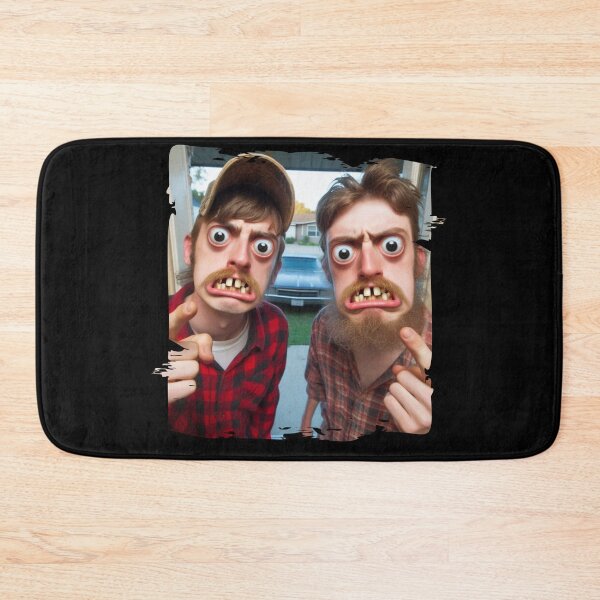 Item preview, Two Angry Rednecks Pointing Illustration designed and sold by Hungry-Murphy.