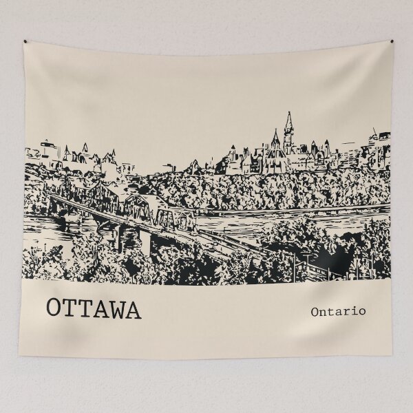 Aperçu de l'œuvre Ottawa Ontario créée et vendue par Lakeric Cityscapes.