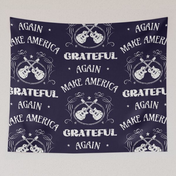 Item preview, Make America Grateful Again Distressed vintage Deadheads election maga parody designed and sold by AuroraXGreen.