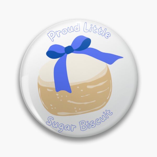 Item preview, Proud Little Sugar Biscuit Blue designed and sold by msciaranoelle.