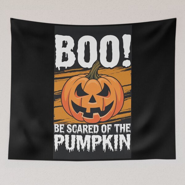 Item preview, Boo! Be Scared of the Pumpkin, Halloween T-Shirt Design designed and sold by Reichcorp.